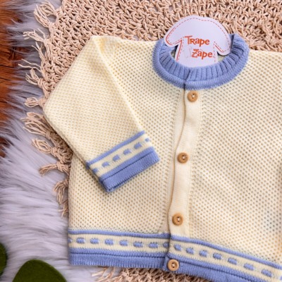 Conj de Linha Tijolinho - Amarelo com Azul Conj de Linha Tijolinho - Amarelo com Azul